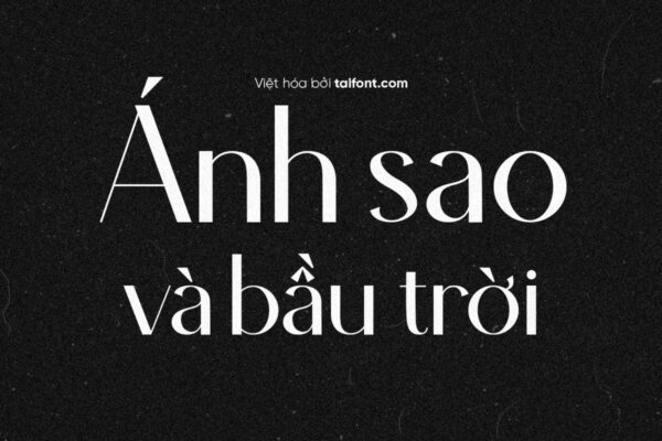 Font Việt hóa TF Bileha