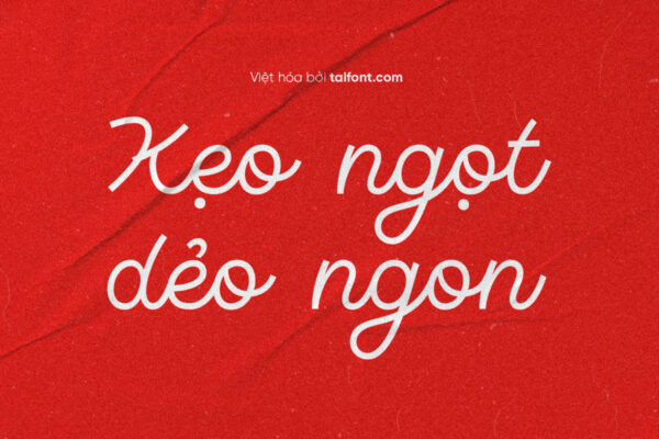 Font Việt hóa TF Monotail Script