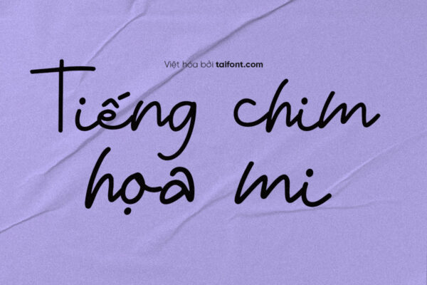 Font Việt hóa TF Briscia