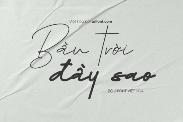 Font Việt hóa TF Budapest 2 font