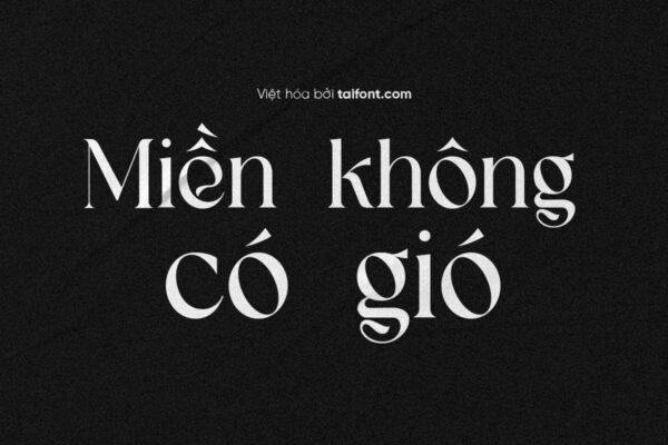 Font Việt hóa TF Regalia Monarch