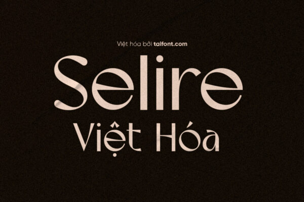 Font Việt hóa TF Selire
