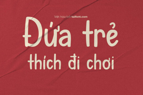 Font Việt hóa TF Spring Rainstorm