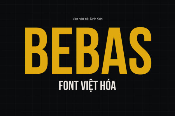 Font Việt hóa UTM Bebas