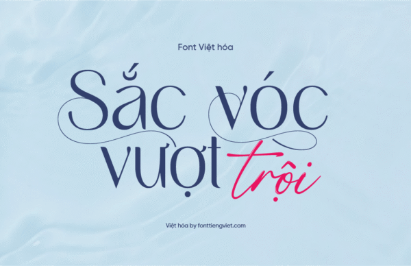 Font 1FTV VIP Mythical Prince Việt hóa miễn phí, kiểu chữ serif tinh tế với nhiều glyphs dành cho thiết kế spa, thẩm mỹ và thương hiệu cao cấp
