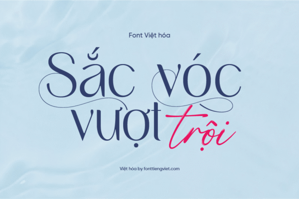 Font 1FTV VIP Mythical Prince Việt hóa miễn phí, kiểu chữ serif tinh tế với nhiều glyphs dành cho thiết kế spa, thẩm mỹ và thương hiệu cao cấp