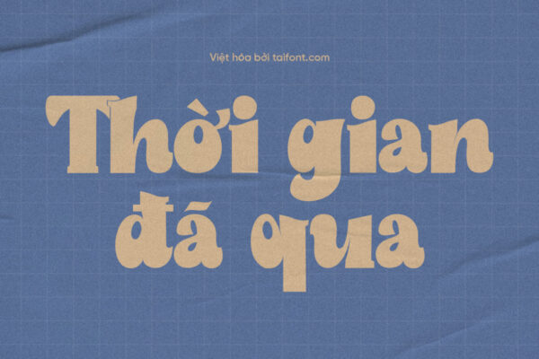 Font TF Raosand Việt hóa miễn phí, kiểu chữ trang trí đậm to nổi bật cho thiết kế tiêu đề và poster quảng cáo.