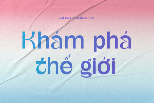 Font TF Ampista Việt hóa miễn phí – Font không chân nét mảnh nét đậm độc đáo cho thiết kế hiện đại