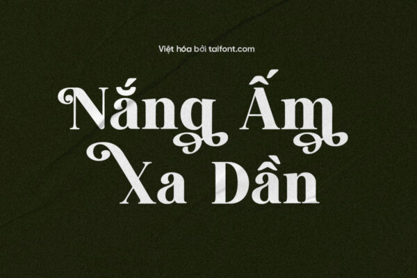 Font Việt hóa TF Dainty Fusion