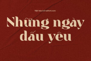 Font Việt hóa TF Fleur Mirage
