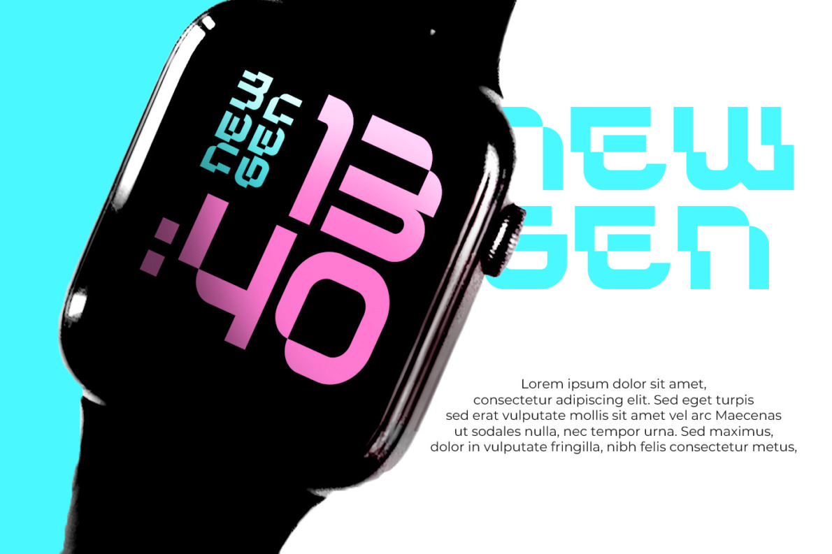 Font TF Glitech Việt hóa miễn phí, kiểu chữ công nghệ mạnh mẽ dành cho thiết kế trí tuệ nhân tạo, máy tính và các sản phẩm công nghệ