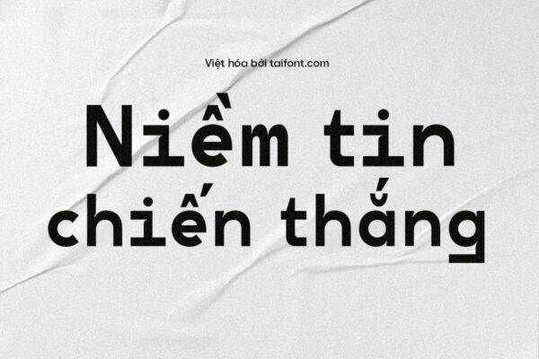 Font TF Monopack Việt hóa miễn phí, kiểu chữ có chân hiện đại dành cho thiết kế tiêu đề, tạp chí và in ấn.