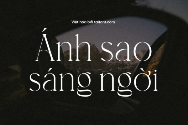 Font TF Sukari Việt hóa miễn phí, kiểu chữ thanh mảnh có chân tinh tế dành cho thiết kế thời trang, quà lưu niệm và bao bì cao cấp