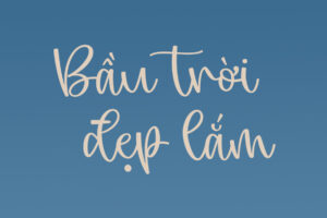Font việt hoá MJ Handmade Wishes