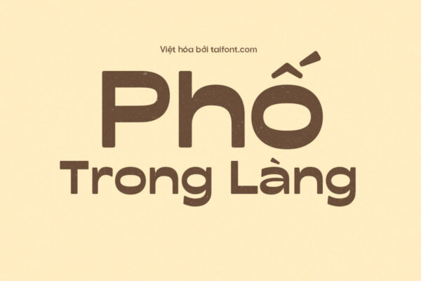 Font Việt hóa TF Gafiton Rounded