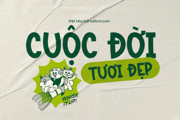 Font Việt hóa TF Happy Handmade