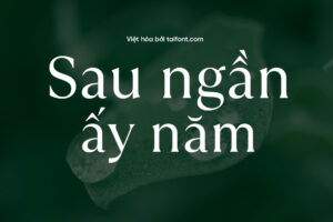 Font Việt hóa TF TT Ramillas Regular