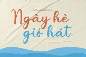 Font Việt hóa TF Tropical Morning