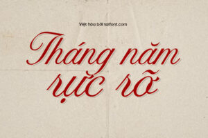 Font Việt hóa TF Australian Mirages