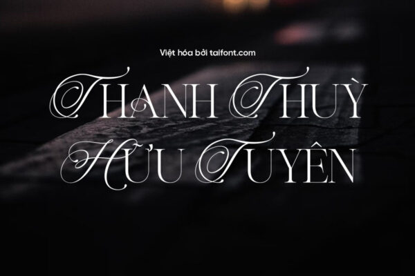 Font Việt hóa TF Beverly Hills