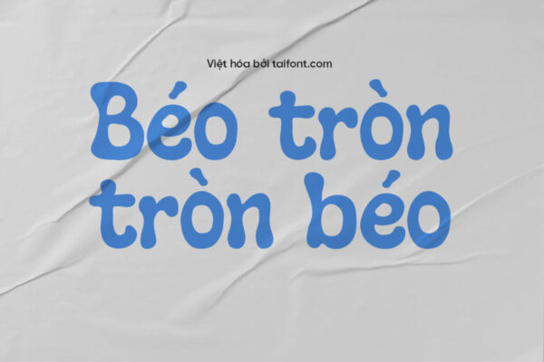 Font Việt hóa TF Daisy Dumpling