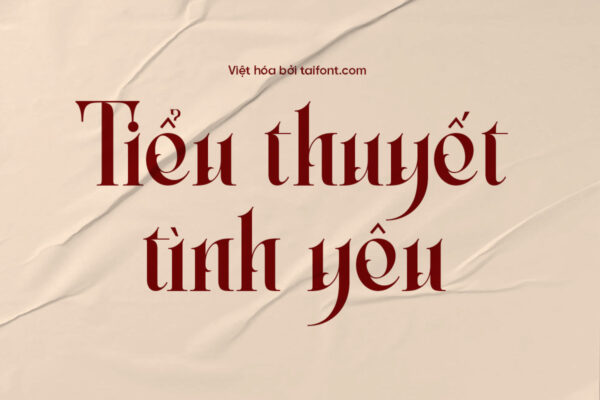 Font Việt hóa TF Darkbloom