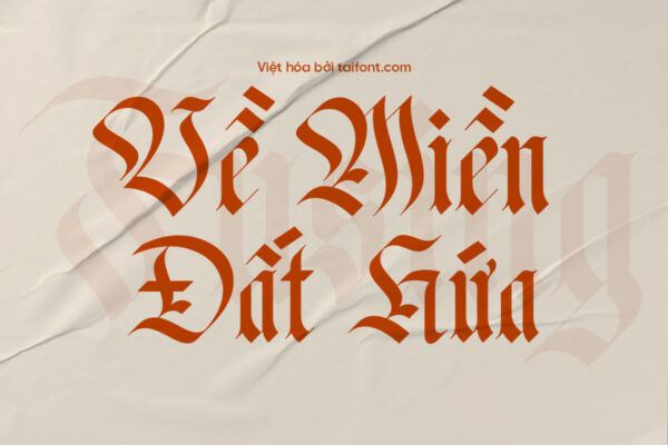 Font Việt hóa TF Fusing