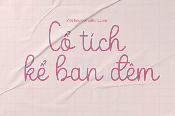 Font Việt hóa TF Handwritten Halloween