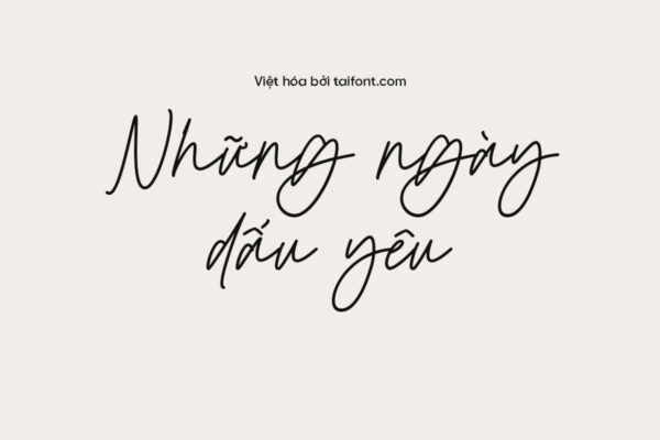 Font Việt hóa TF Herattey