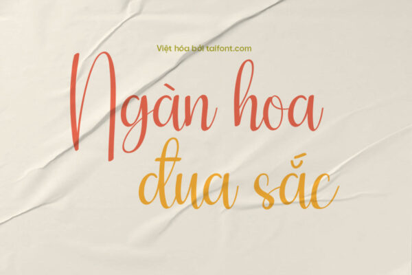 Font Việt hóa TF Shiny Another