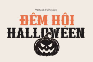 Font Việt hóa TF Spooky Vibes