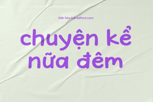 Font Việt hóa TF Summer in July