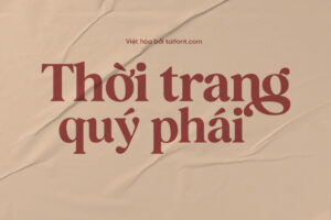 2 Font Việt hóa TF Basher Rivelga – Nhiều glyphs đẹp