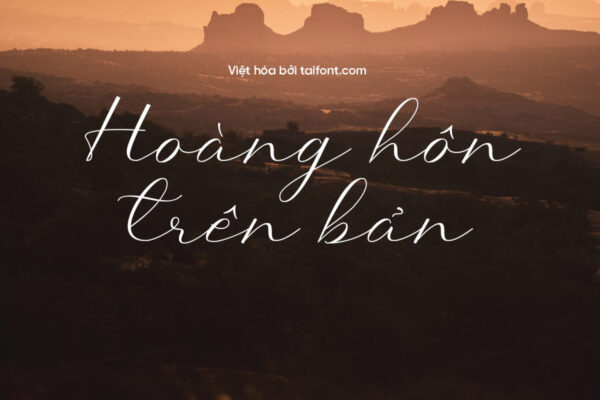 Font Việt hóa TF Confident