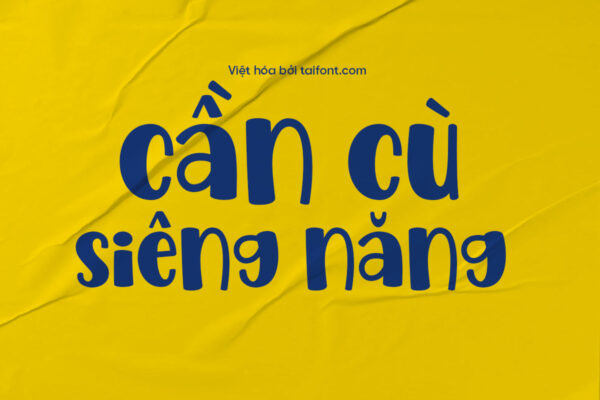 Font Việt hóa TF Super Sunkissed