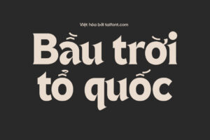 2 Font Việt hóa TF TAN Headline