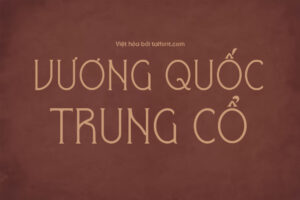 Font Việt hóa TF Scriptoria