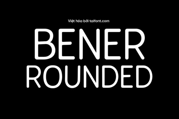 Font Việt hóa TF Bener Rounded