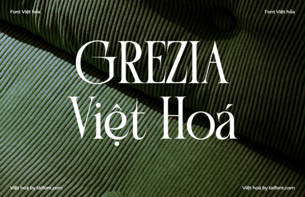 Font Việt hoá TF Grezia