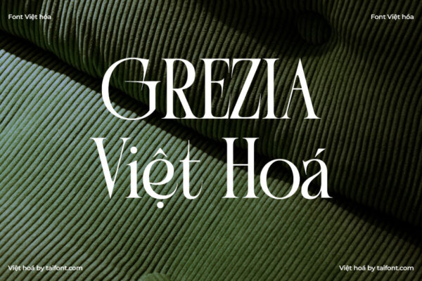 Font Việt hoá TF Grezia