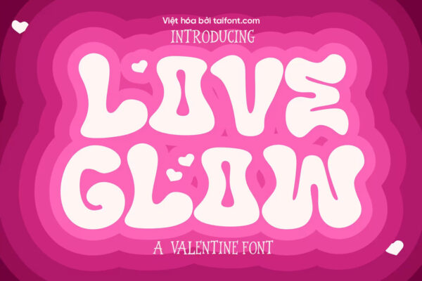 Font Việt hóa TF Love Glow