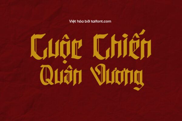 Font Việt hóa TF Odgar