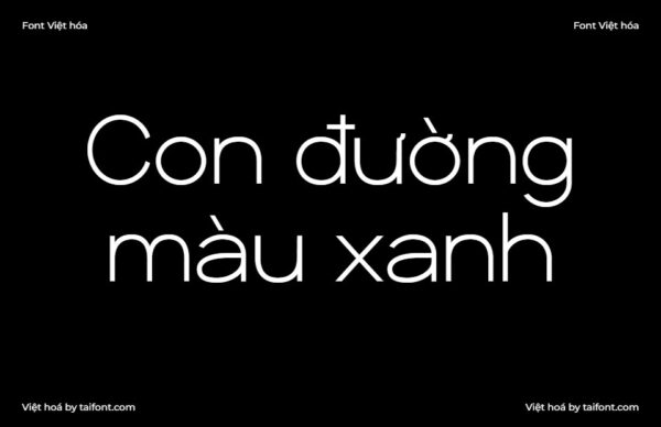 Font Việt hoá TF Poppis Thin