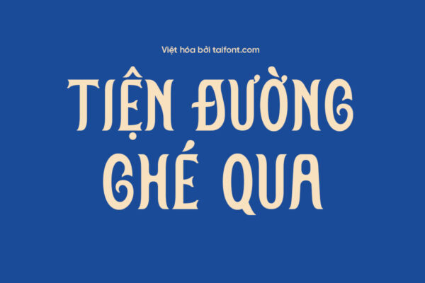 Font Việt hóa TF Solanora
