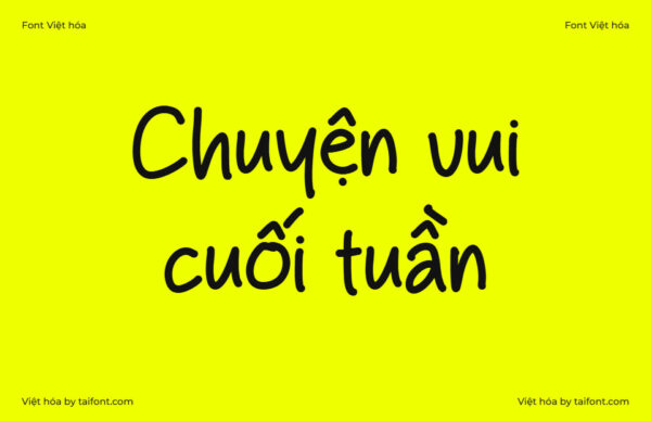 Font Việt hóa TF Forget Days