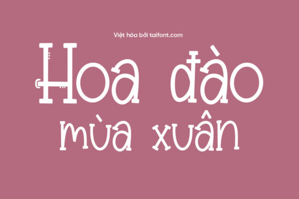 Font Việt hóa TF Rillwood