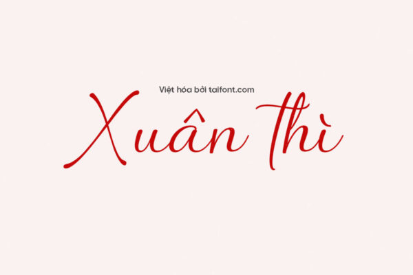 Font Việt hóa TF Daylin