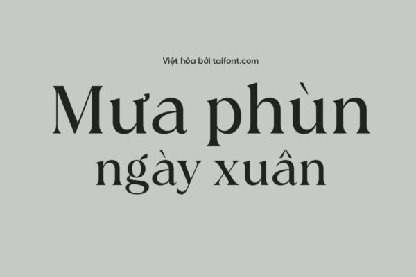 Font Việt hóa TF Ethereal Glamour