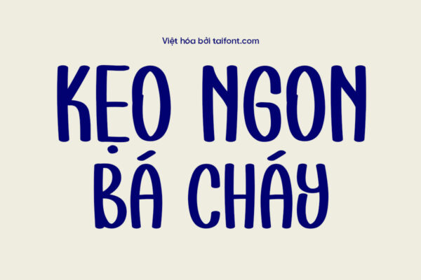 Font Việt hóa TF Spring Vacation