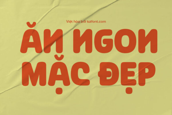 Font Việt hóa TF BIGGER CHUBY